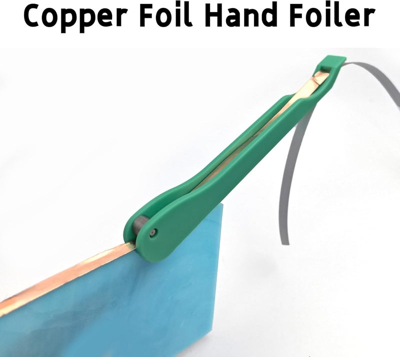 ARTKINGTO Copper Foil Hand Foiler and Foil Dispenser Kits (Dispenser Red) - Image 4